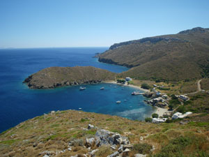 Panoramica della spiaggia di Mesachti